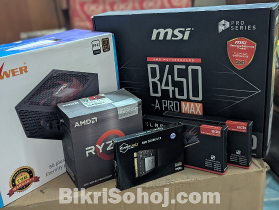 AMD Ryzen 7 5700G , MSI B450 MAX